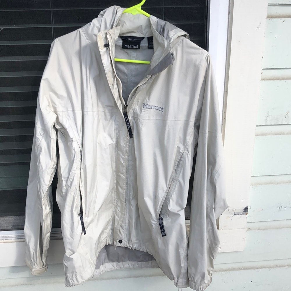 White Marmot Rain Jacket